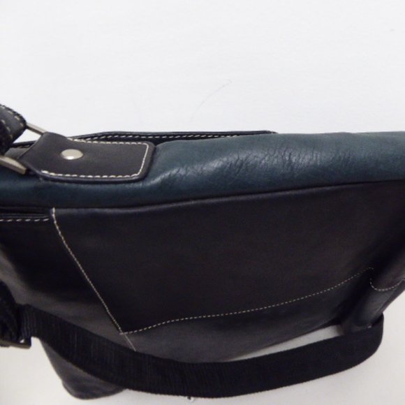 Bellino Paramount Pictures computer black leather bag messenger - Picture 8 of 9